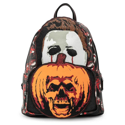 Loungefly New Halloween II Michael Myers Pumpkin Mini Backpack