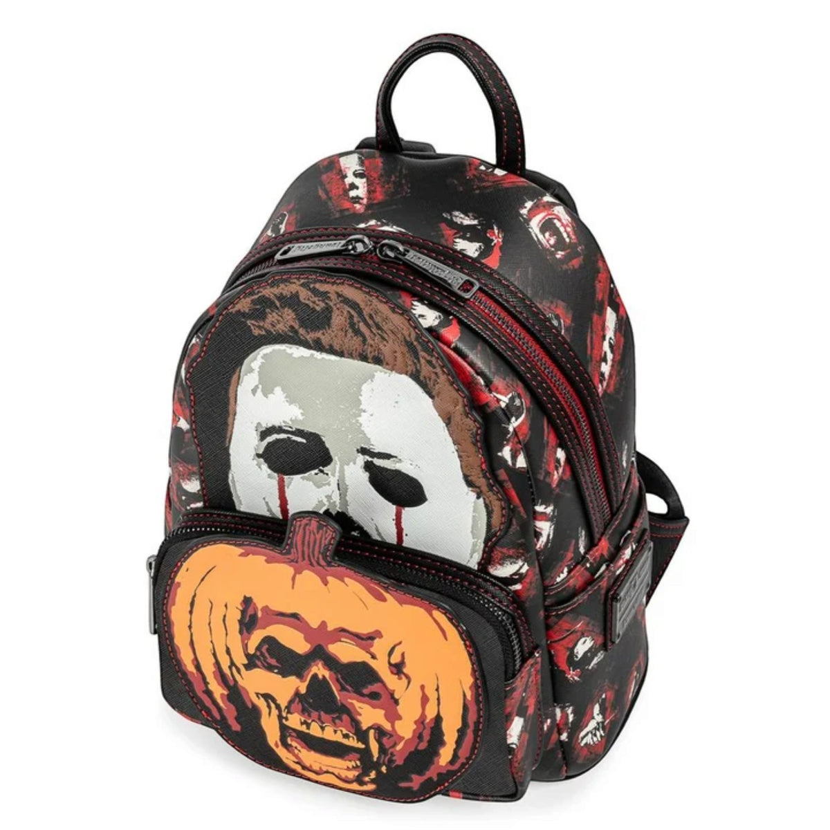 Loungefly New Halloween II Michael Myers Pumpkin Mini Backpack