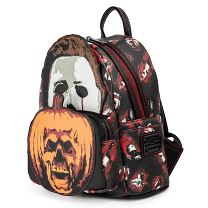 Loungefly New Halloween II Michael Myers Pumpkin Mini Backpack