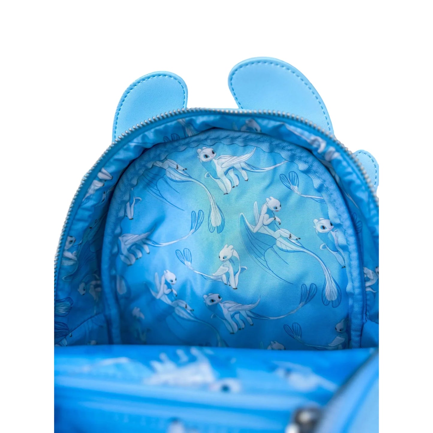 Loungefly Vault How to Train Your Dragon Light Fury Cosplay Sequin Mini Backpack
