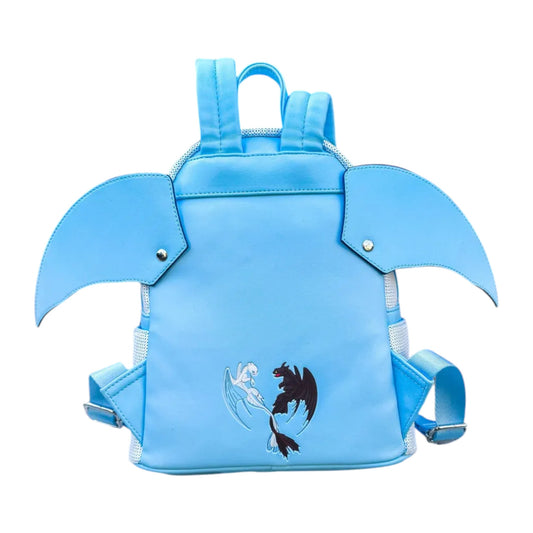 Loungefly Vault How to Train Your Dragon Light Fury Cosplay Sequin Mini Backpack