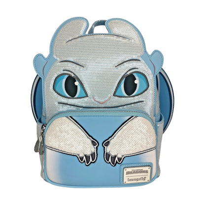 Loungefly Vault How to Train Your Dragon Light Fury Cosplay Sequin Mini Backpack