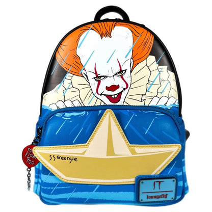 Loungefly New IT Pennywise Gutter Scene Glow Mini Backpack