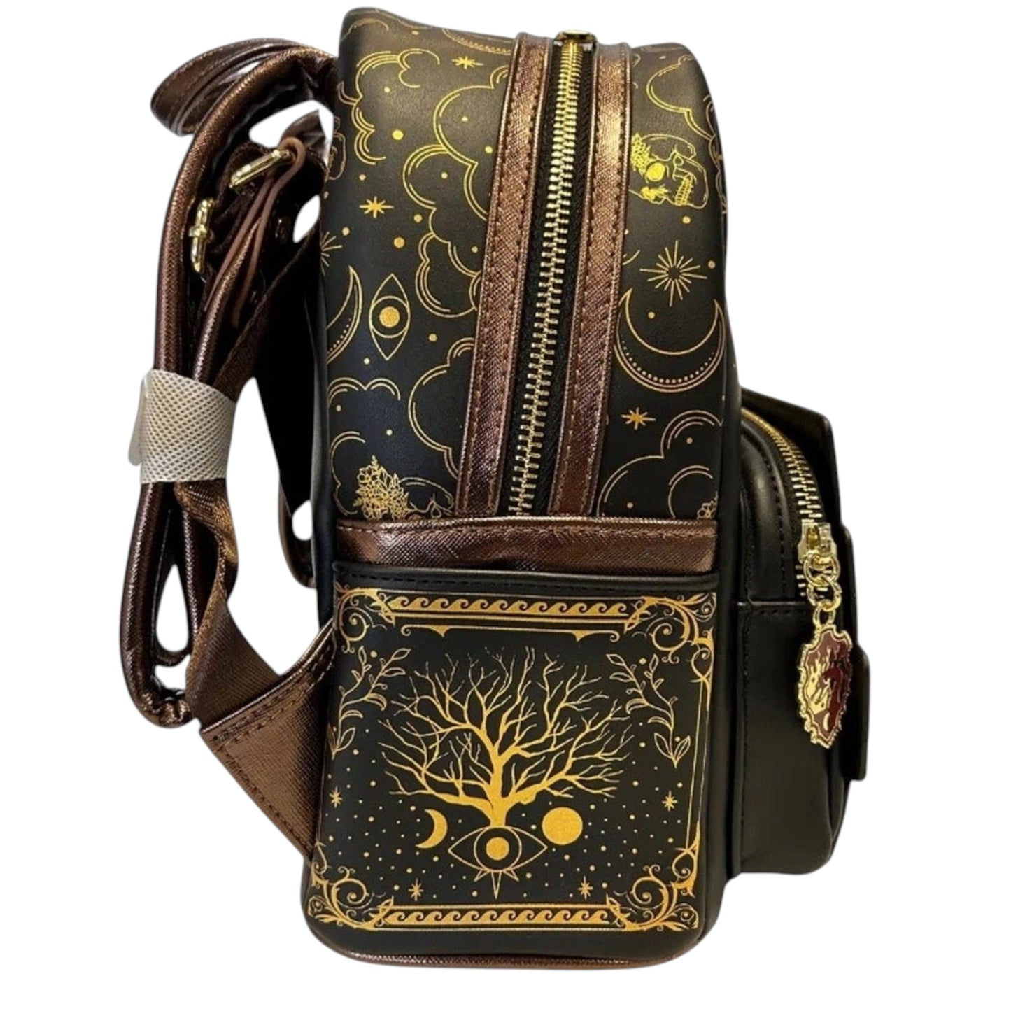Literature Fantasy Books Backpack with celestial design on a white background