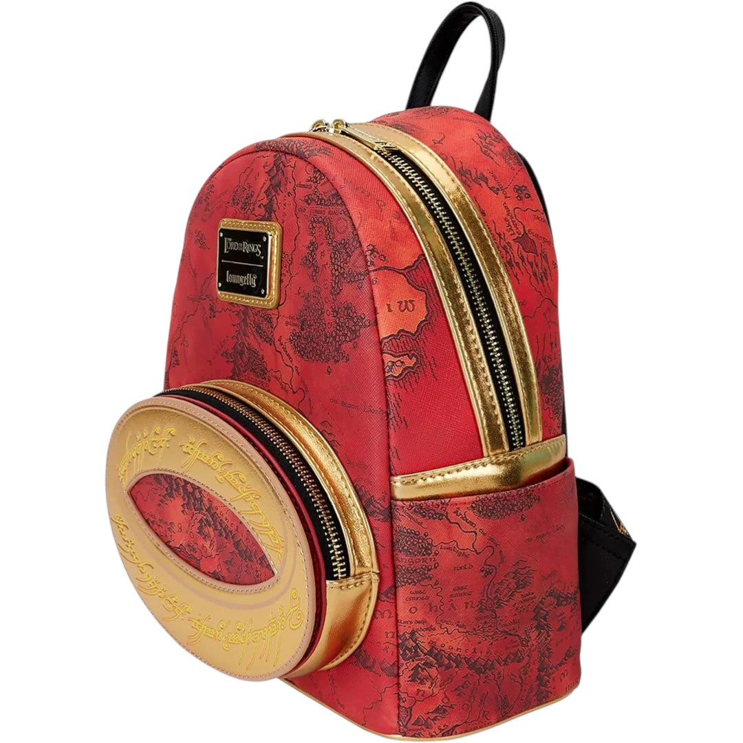 Loungefly New Warner Brothers Lord of the Rings The One Ring Mini Backpack