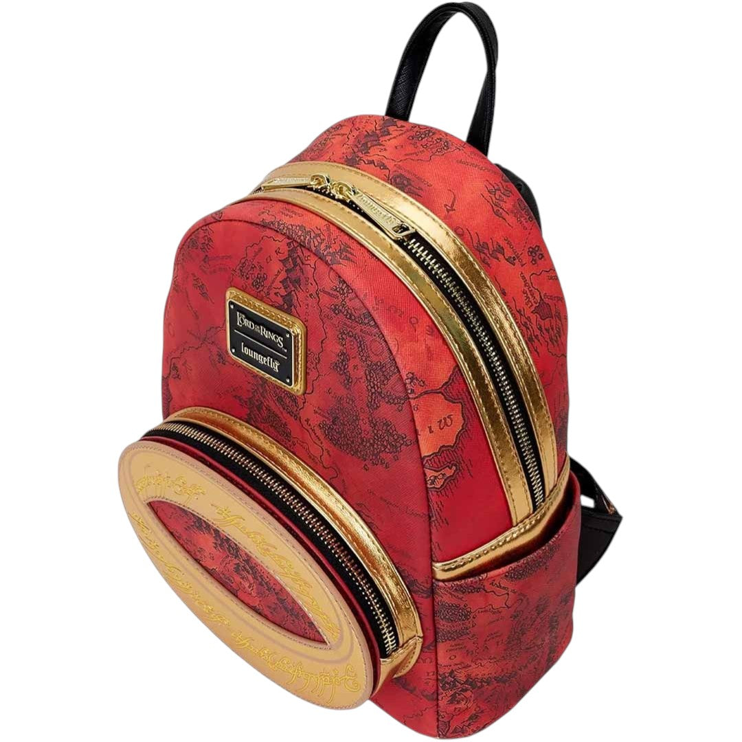 Loungefly New Warner Brothers Lord of the Rings The One Ring Mini Backpack