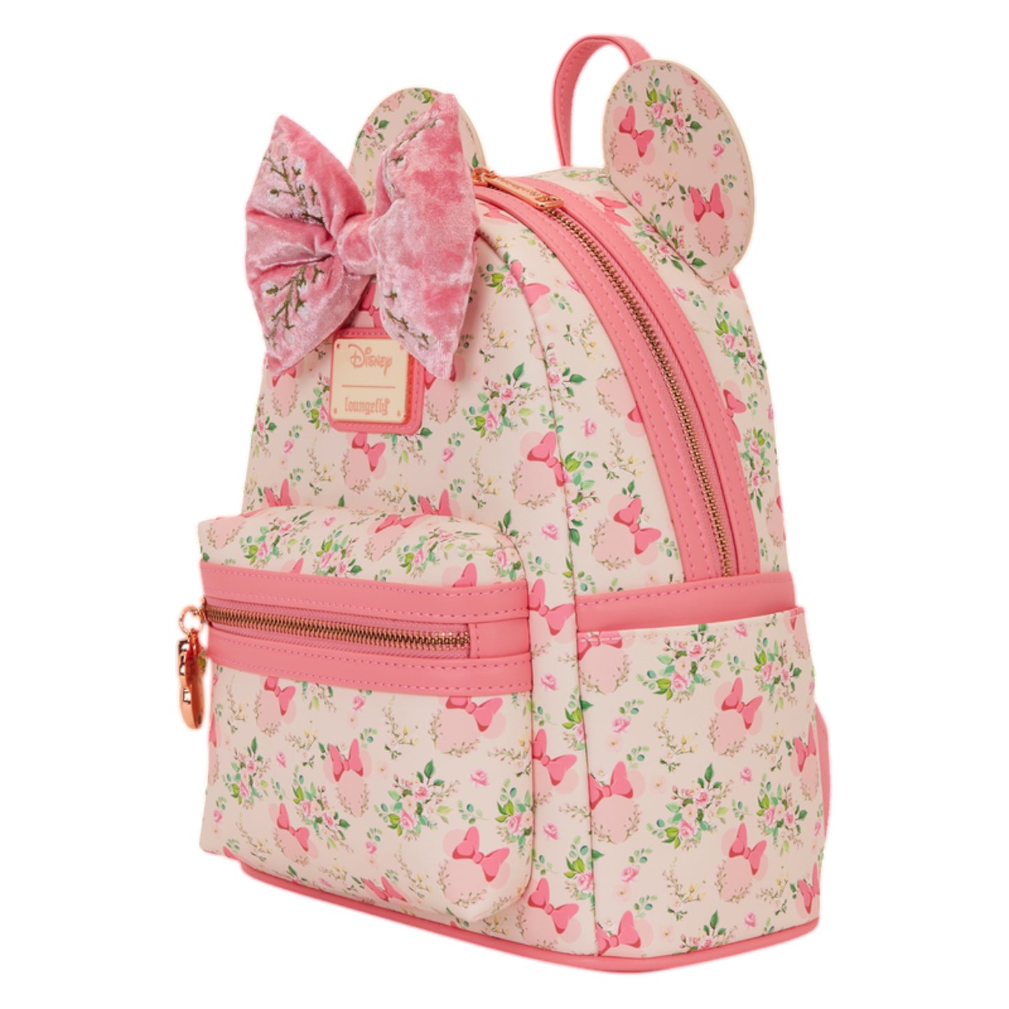 Loungefly New Disney Minnie Mouse Floral All-Over Print Mini Backpack