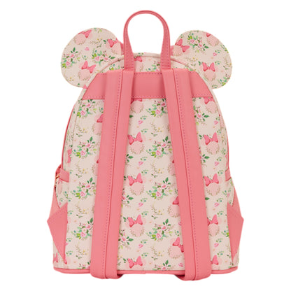 Loungefly New Disney Minnie Mouse Floral All-Over Print Mini Backpack