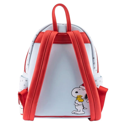 Loungefly New Peanuts Gift Giving Snoopy and Woodstock Mini Backpack