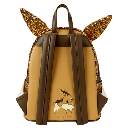 Loungefly Vault Pokémon Exclusive Eevee Sequin Cosplay Mini Backpack