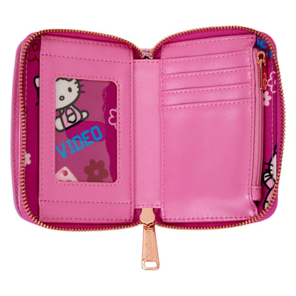 Loungefly Vault Sanrio Exclusive Hello Kitty Vintage TV Lenticular Mini Backpack with Coin Bag & Wallet Set