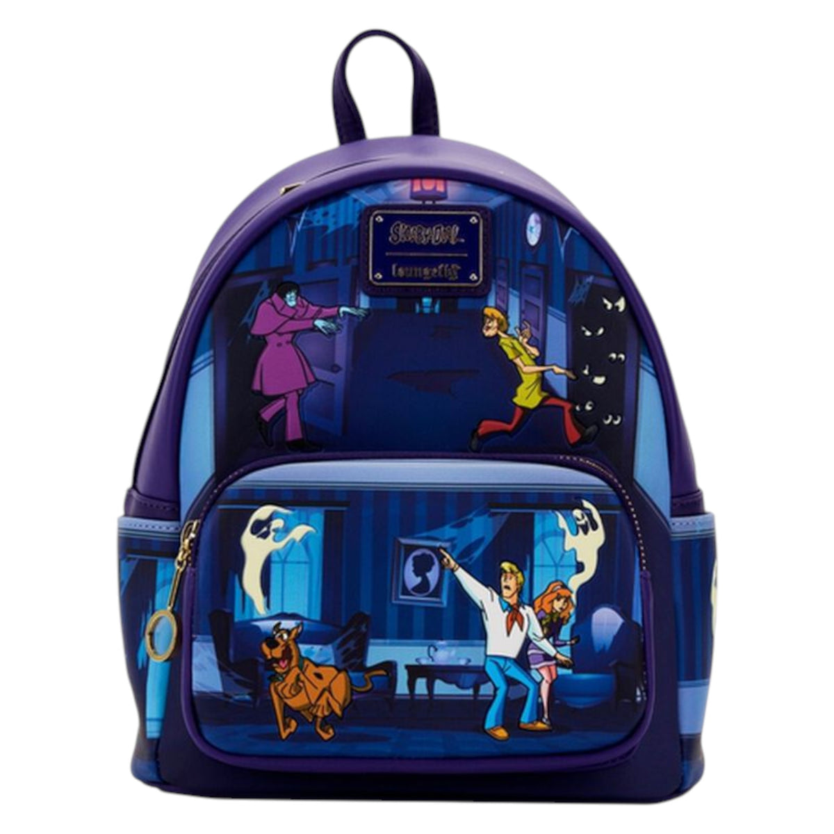 Loungefly New Scooby-Doo Monster Chase Glow in the Dark Mini Backpack