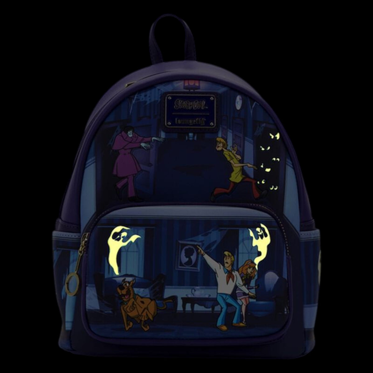 Loungefly New Scooby-Doo Monster Chase Glow in the Dark Mini Backpack