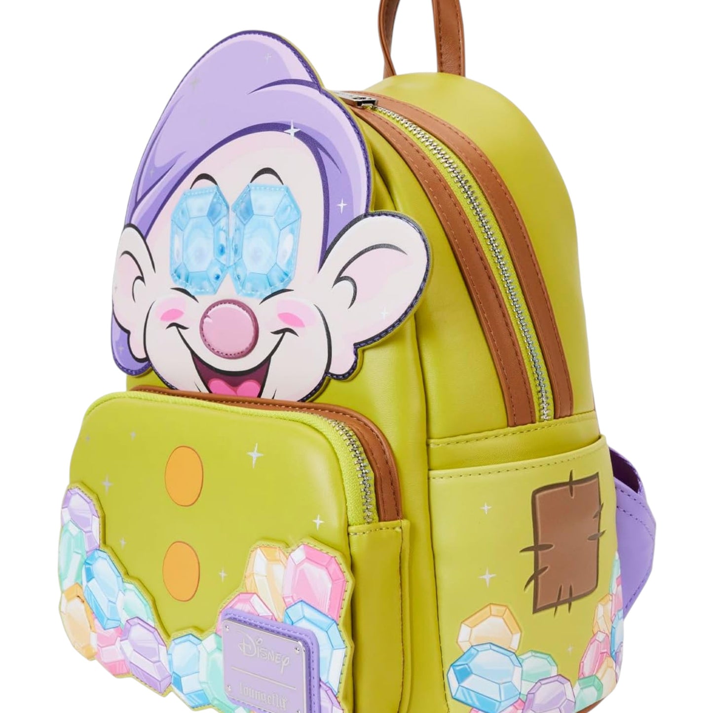 Backpack with Diamond Dopey character face on a white background