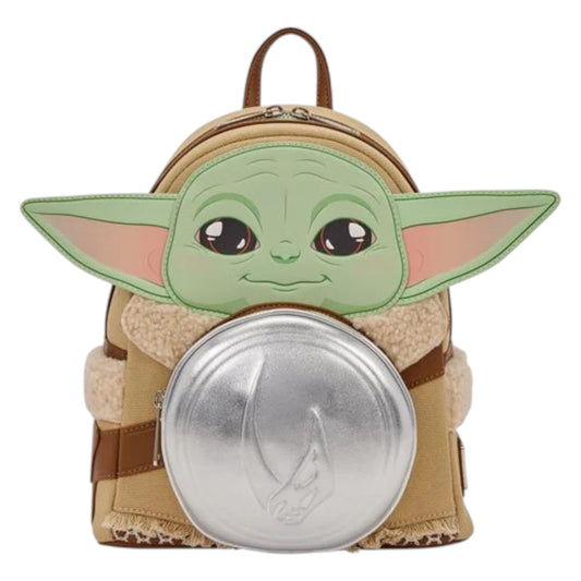 Loungefly Star Wars The Mandalorian Grogu and Anzellan Mini Backpack