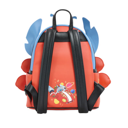 Red Stitch Collection Experiment 626 Spacesuit Light-Up Mini Backpack with Stitch character design on a white background