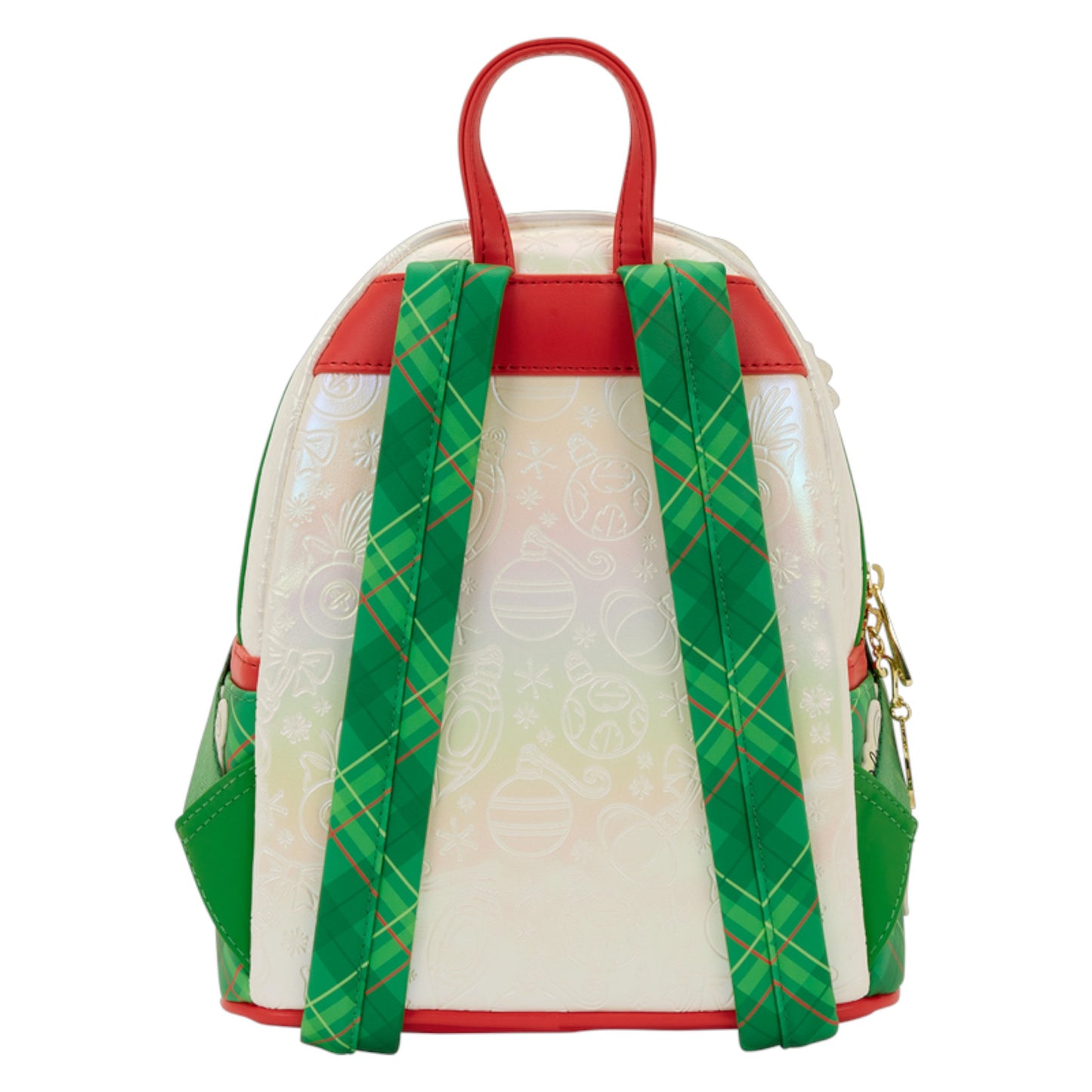 Loungefly Stitch & Scrump Iridescent Holiday Ornament Mini Backpack