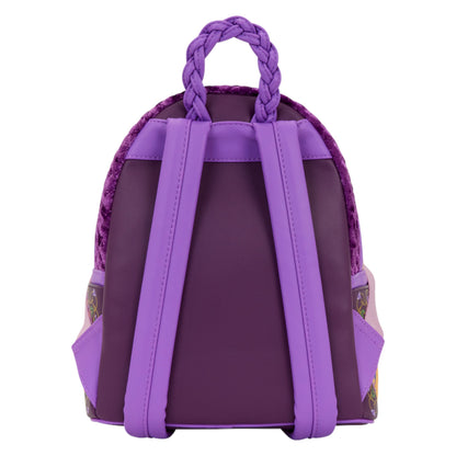 Loungefly Tangled Rapunzel Lanterns Quilted Mini Backpack