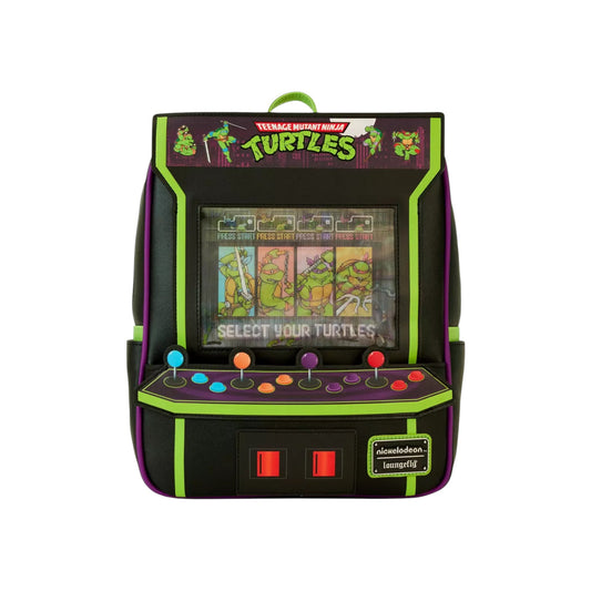Loungefly Vault Teenage Mutant Ninja Turtles 40th Anniversary Vintage Arcade Mini Backpack