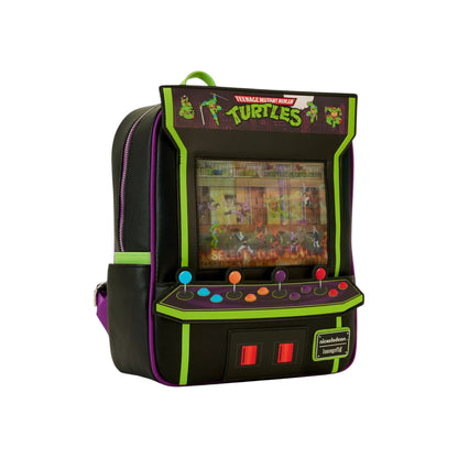 Loungefly Vault Teenage Mutant Ninja Turtles 40th Anniversary Vintage Arcade Mini Backpack