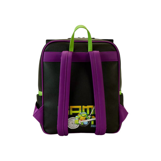 Loungefly Vault Teenage Mutant Ninja Turtles 40th Anniversary Vintage Arcade Mini Backpack