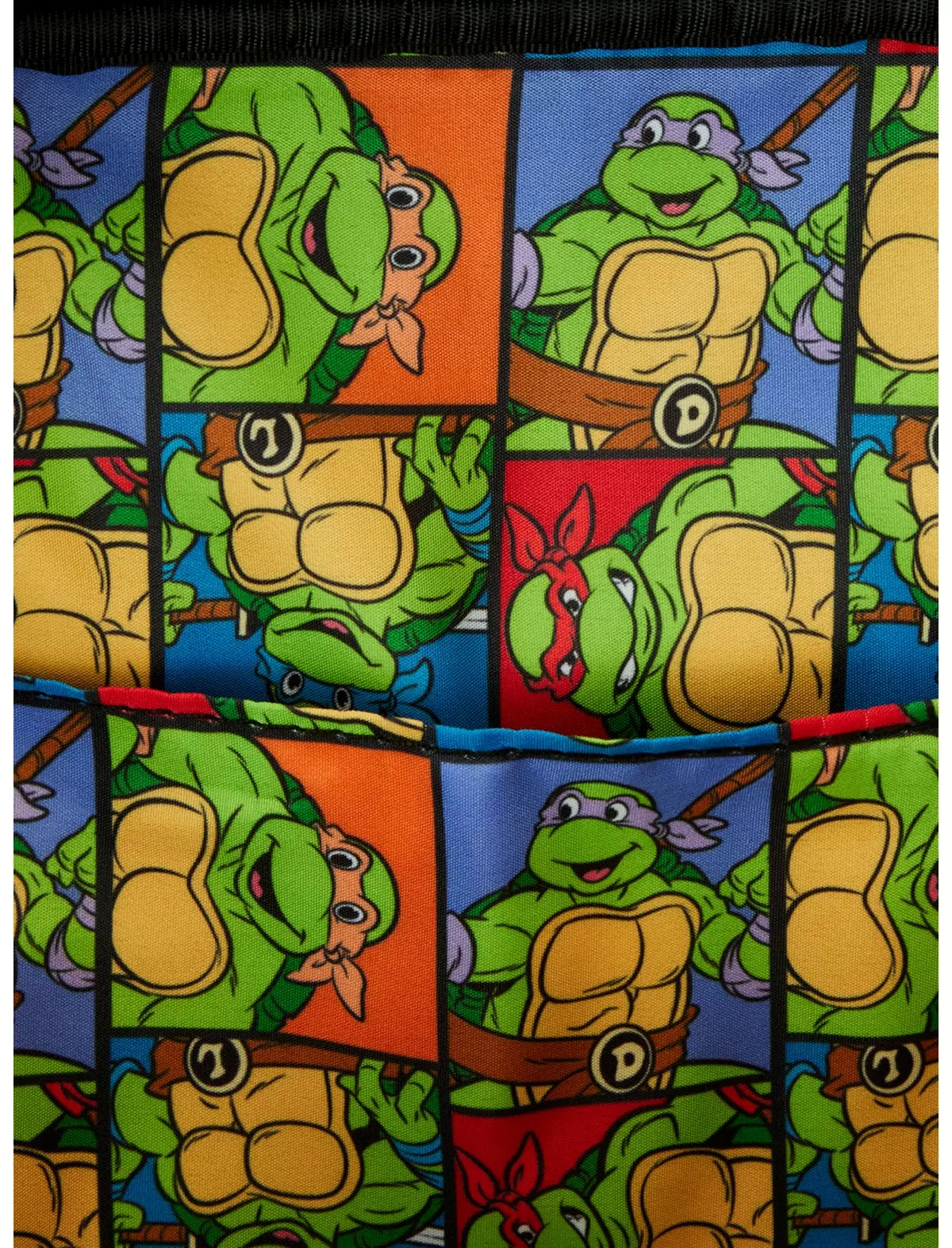Loungefly Vault Teenage Mutant Ninja Turtles 40th Anniversary Vintage Arcade Mini Backpack