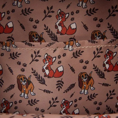 Loungefly New The Fox and the Hound Todd and Copper Forrest Mini Backpack