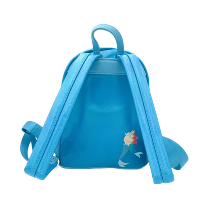 Loungefly The Little Mermaid King Triton Sequin Mini Backpack