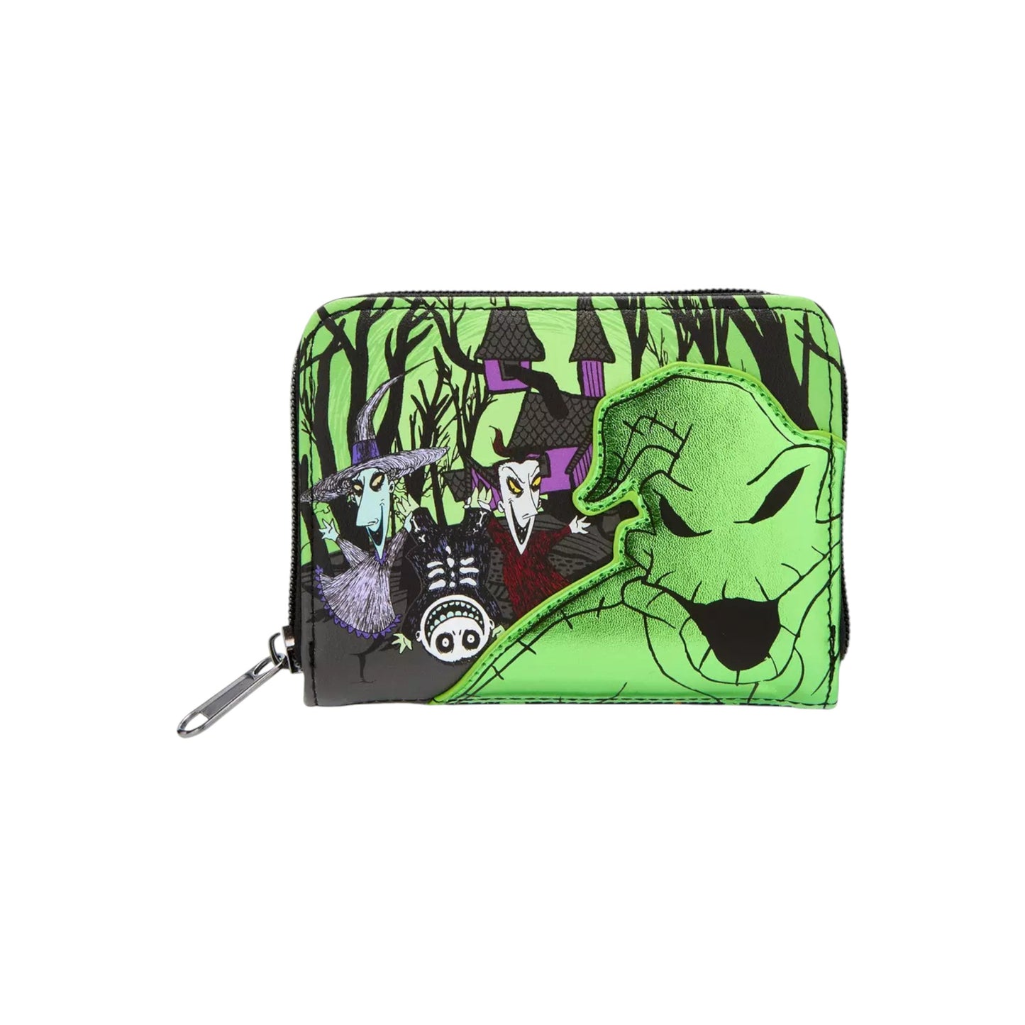 Loungefly The Nightmare Before Christmas Oogie Boogie Metallic Mini Zipper Wallet