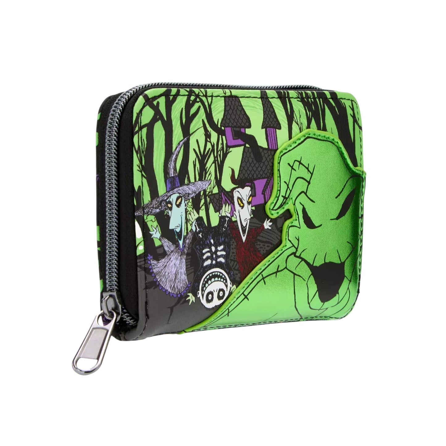 Loungefly The Nightmare Before Christmas Oogie Boogie Metallic Mini Zipper Wallet