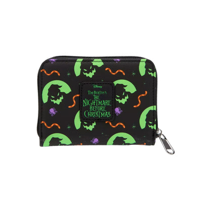 Loungefly The Nightmare Before Christmas Oogie Boogie Metallic Mini Zipper Wallet