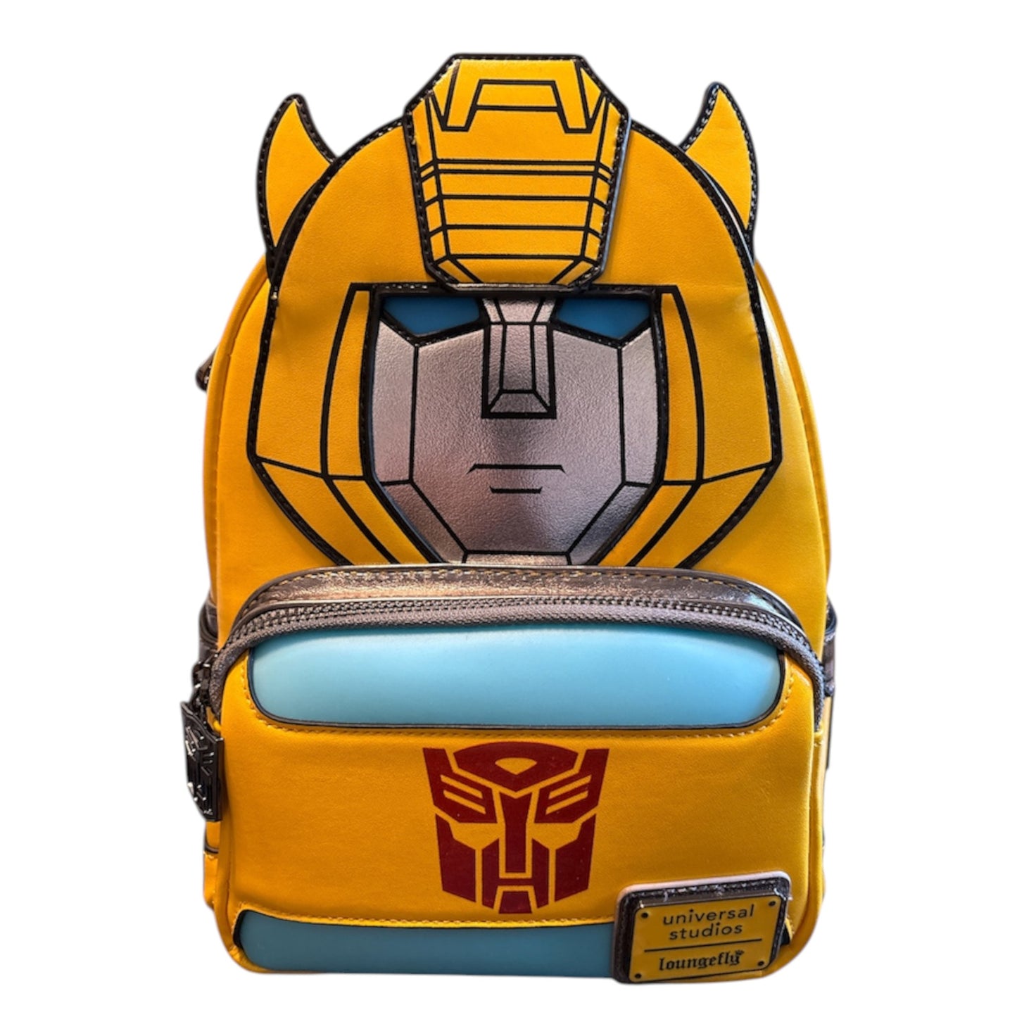 Loungefly Vault Universal Exclusive Transformers Bumblebee Light Up Mini Backpack