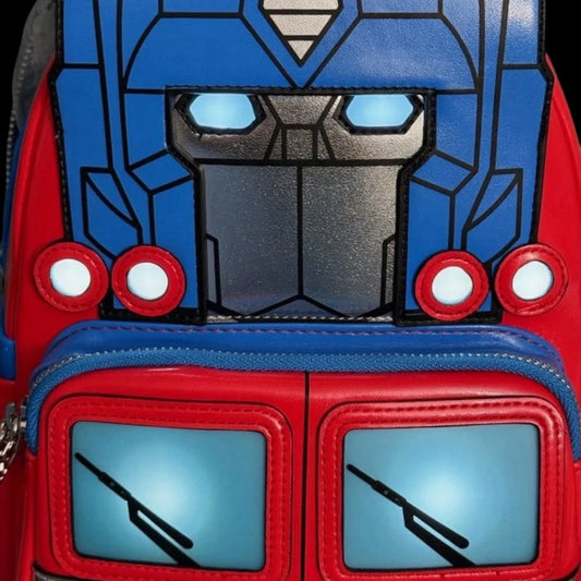 Loungefly Vault Universal Exclusive Transformers Optimus Prime Mini Backpack