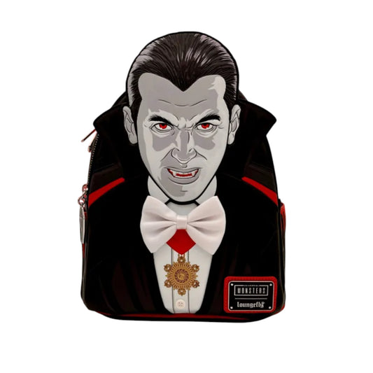 Loungefly Universal Studios Monsters Dracula Glow-in-the-Dark Cosplay Mini Backpack
