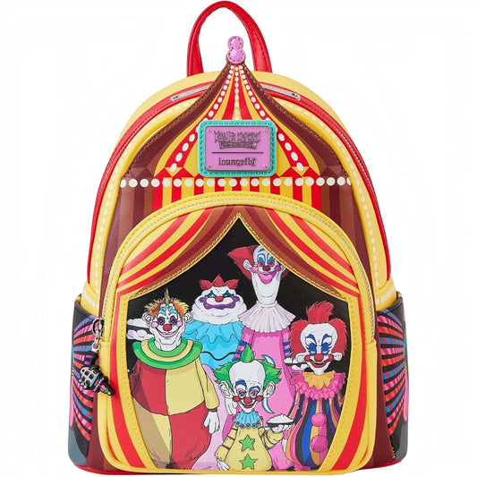 Loungefly Vault MGM Killer Klowns from Outer Space Circus Tent Mini Backpack & Wallet Set