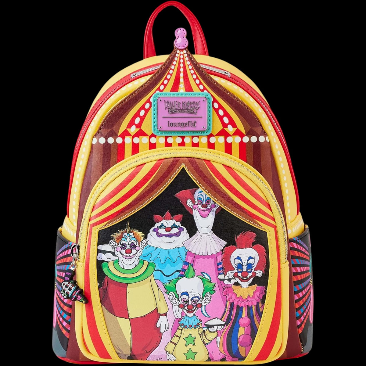 Loungefly Vault MGM Killer Klowns from Outer Space Circus Tent Mini Backpack & Wallet Set