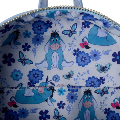 Floral and character patterned bag with Eeyore and butterflies