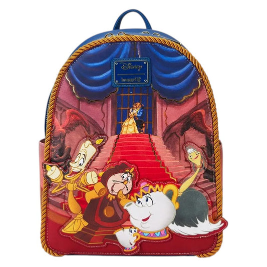 Loungefly Vault WonderCon Limited Edition Beauty and the Beast Ballroom Scene Mini Backpack