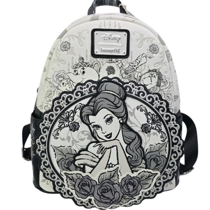 Loungefly New Beauty and the Beast Belle Sketch Mini Backpack