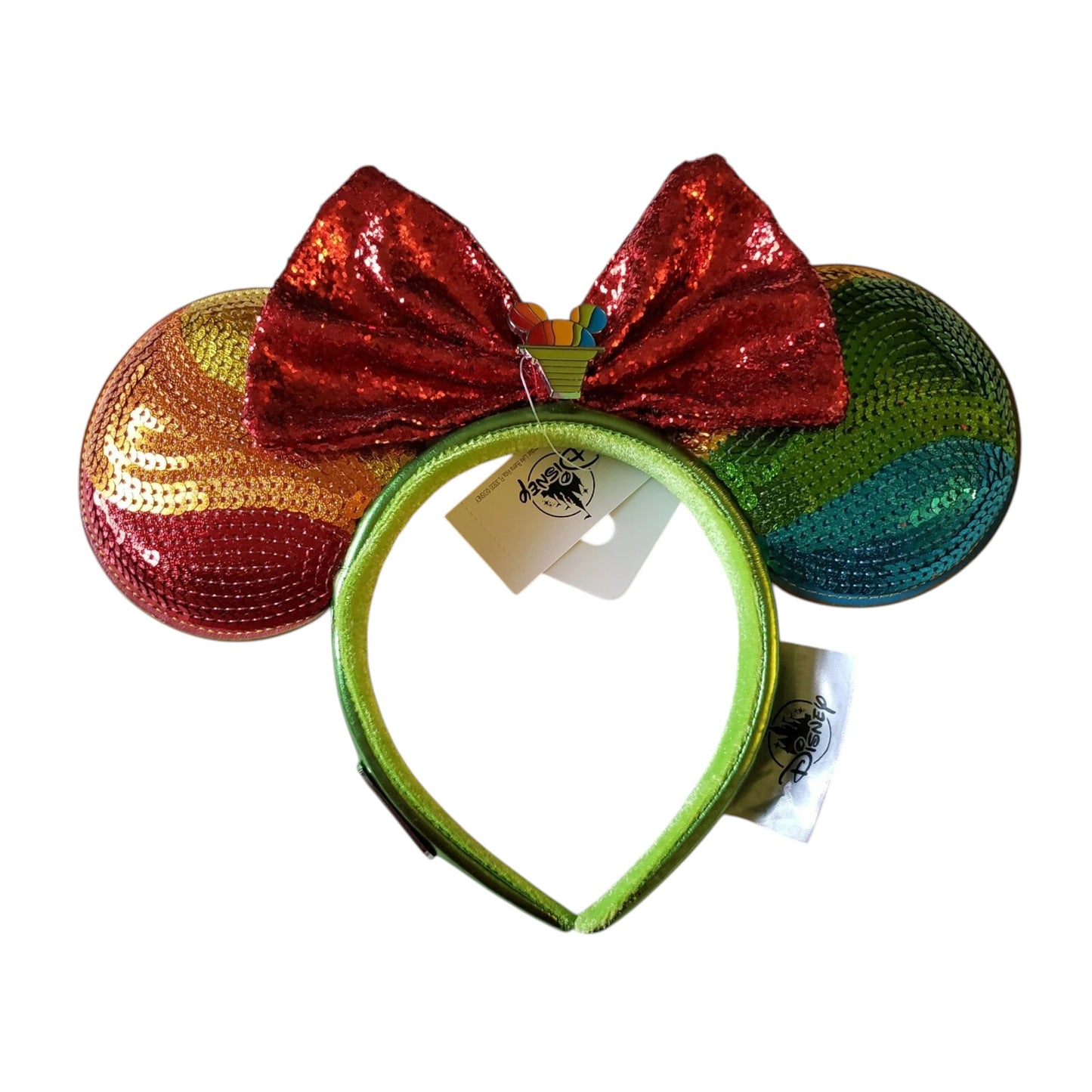 Loungefly Vault Disney Aulani Exclusive Shave Ice Sequin Mini Backpack & Ears Set