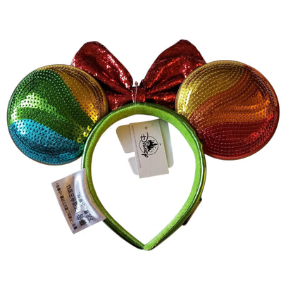 Loungefly Vault Disney Aulani Exclusive Shave Ice Sequin Mini Backpack & Ears Set