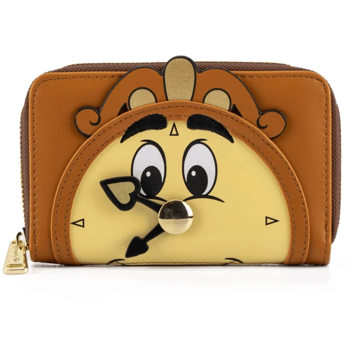 Loungefly Vault LACC 2021 Disney Beauty And The Beast Cogsworth Cosplay Mini Backpack & Wallet Set