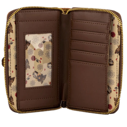 Loungefly Vault LACC 2021 Disney Beauty And The Beast Cogsworth Cosplay Mini Backpack & Wallet Set