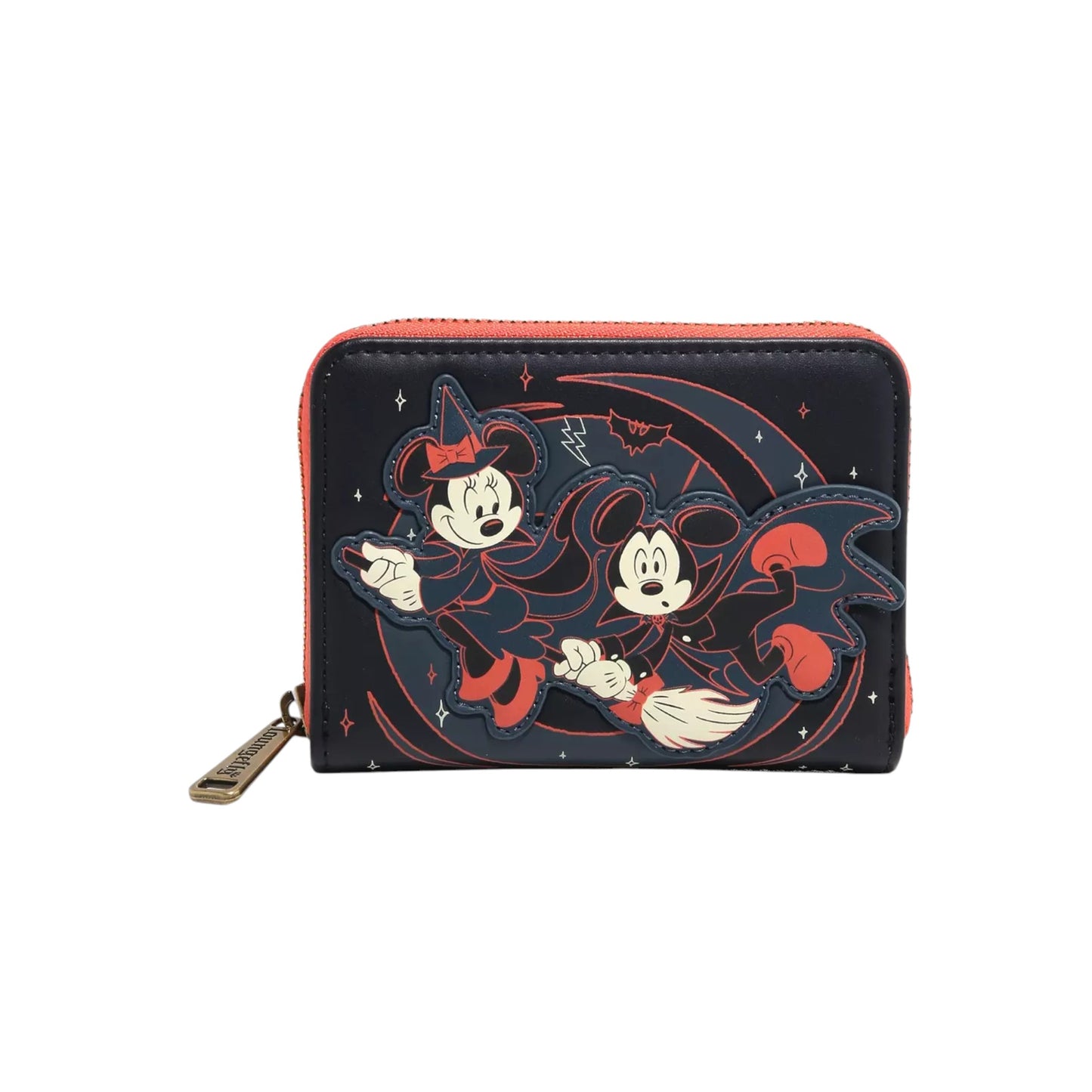 Loungefly Vault Disney Mickey & Minnie Halloween Ears Glow-in-the-Dark Mini Backpack & Wallet Set