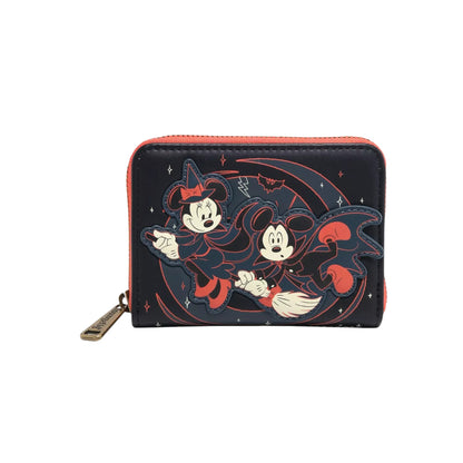 Loungefly Vault Disney Mickey & Minnie Halloween Ears Glow-in-the-Dark Mini Backpack & Wallet Set