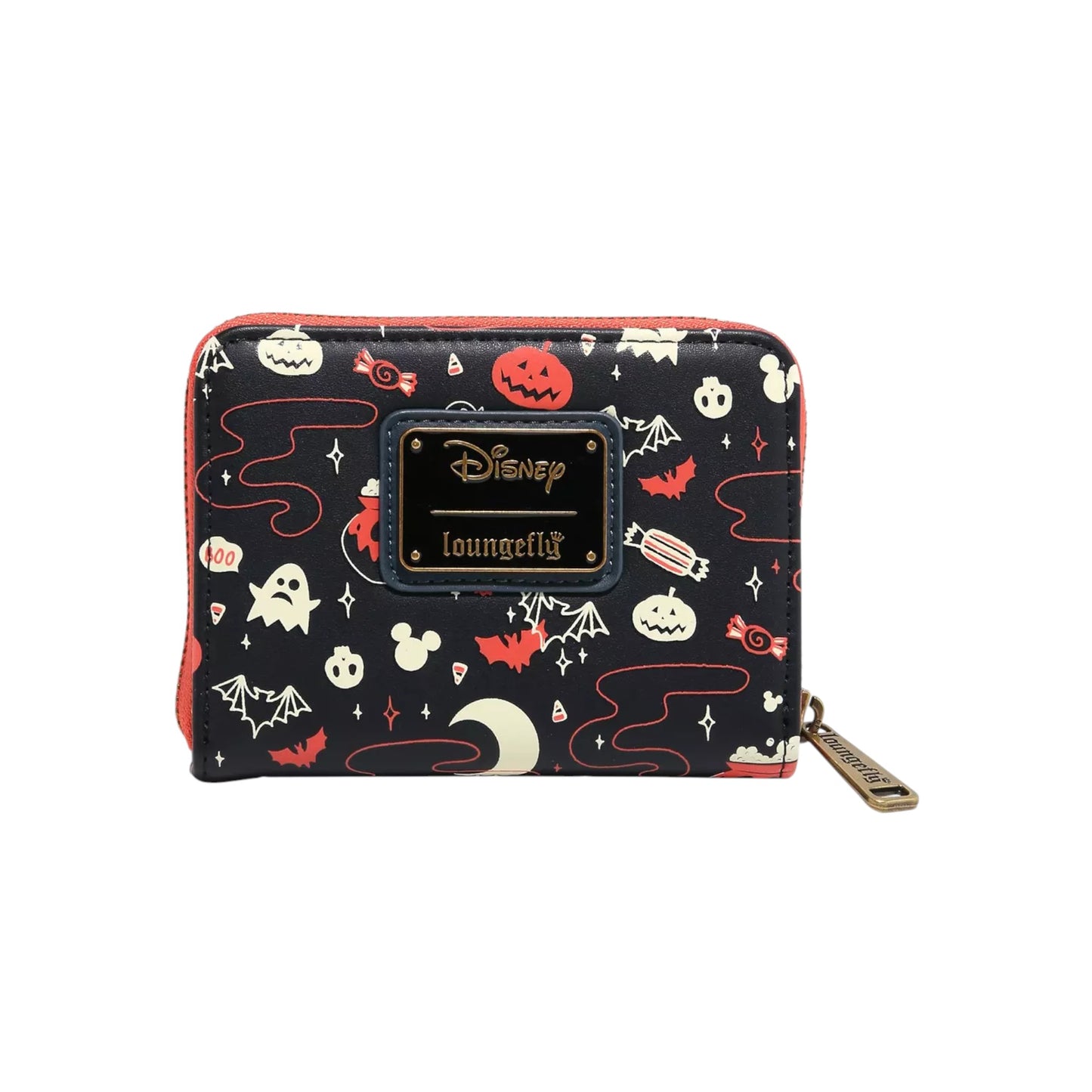Loungefly Vault Disney Mickey & Minnie Halloween Ears Glow-in-the-Dark Mini Backpack & Wallet Set