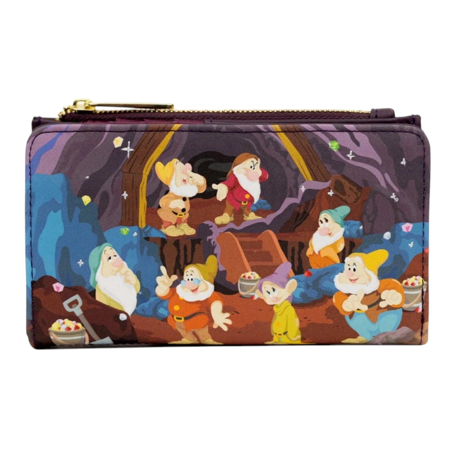 Loungefly Vault Disney Seven Dwarfs Mine Cart Mini Backpack & Wallet Set