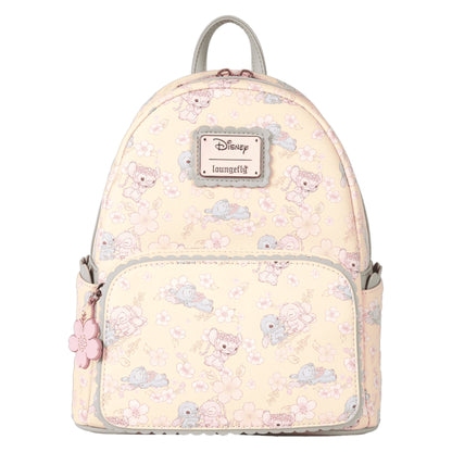 Backpack with Stitch & Angel Cherry Blossom character pattern on a white background
