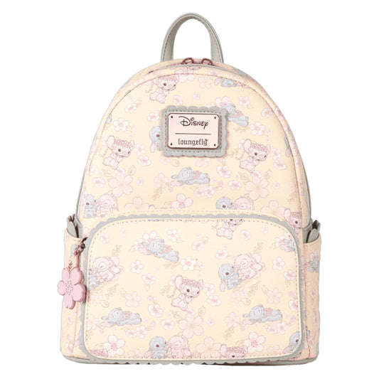 Backpack with Stitch & Angel Cherry Blossom character pattern on a white background