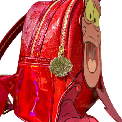 Loungefly Disney The Little Mermaid Sebastian Metallic Mini Backpack